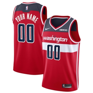 Men's Washington Wizards Nike Red Custom Swingman Jersey - Icon Edition