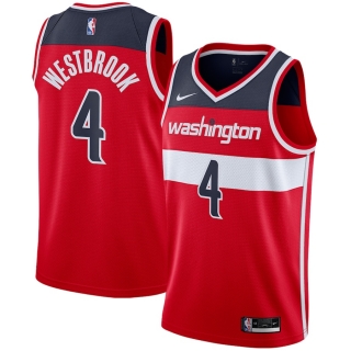 Men's Washington Wizards Russell Westbrook Nike Red 2020-21 Swingman Player Jersey - Icon Edition