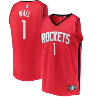 Men's Houston Rockets John Wall Fanatics Branded Red 2020-21 Fastbreak Replica Jersey - Icon Edition