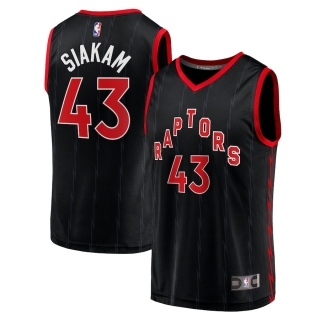 Men's Toronto Raptors Pascal Siakam Fanatics Branded Black 2020-21 Fast Break Replica Jersey - Statement Edition