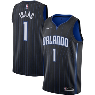 Men's Orlando Magic Jonathan Isaac Nike Black 2020-21 Swingman Jersey - Icon Edition