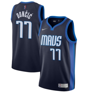 Men's Dallas Mavericks Luka Doncic Nike Navy 2020-21 Swingman Player Jersey – Earned Edition