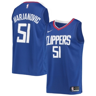 Men's LA Clippers Boban Marjanovic Nike Royal Swingman Jersey
