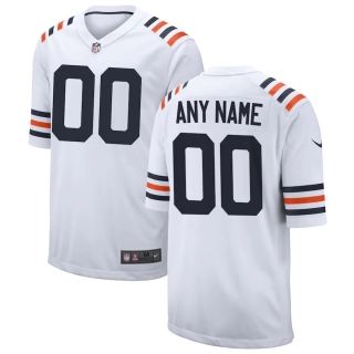 Men's Chicago Bears Nike White 2019 Alternate Classic Custom Game Jersey