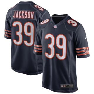 Men's Chicago Bears Eddie Jackson Nike Navy Game Jersey