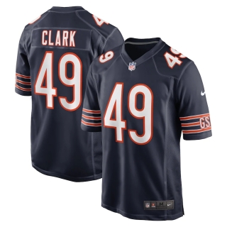 Men's Chicago Bears Darion Clark Nike Navy Game Jersey