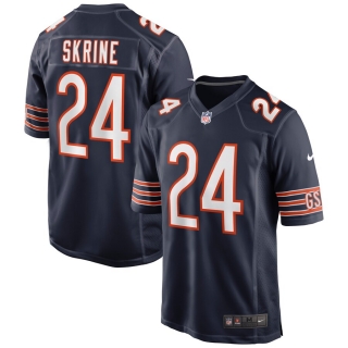 Men's Chicago Bears Buster Skrine Nike Navy Game Jersey