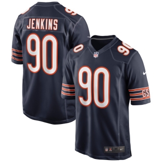 Men's Chicago Bears John Jenkins Nike Navy Game Jersey