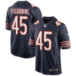 Men's Chicago Bears Joel Iyiegbuniwe Nike Navy Game Jersey