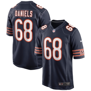 Men's Chicago Bears James Daniels Nike Navy Game Jersey