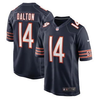 Men's Chicago Bears Andy Dalton Nike Navy Game Player Jersey