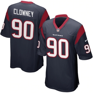 Mens Houston Texans Jadeveon Clowney Nike Navy Blue Game Jersey