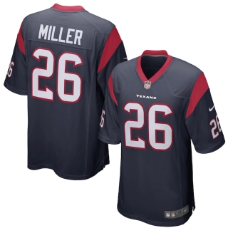 Men's Houston Texans Lamar Miller Nike Navy Game Jersey
