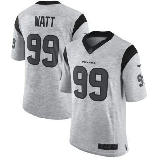 Men's Houston Texans JJ Watt Nike Gray Gridiron Gray II Limited Jersey