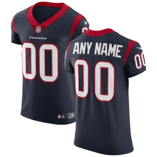 Men's Houston Texans Nike Navy Vapor Untouchable Custom Elite Jersey