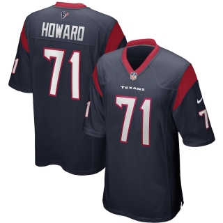 Men's Houston Texans Tytus Howard Nike Navy Game Player Jersey