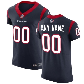 Men's Houston Texans Nike Navy Vapor Untouchable Elite Custom Jersey