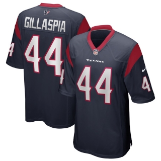 Men's Houston Texans Cullen Gillaspia Nike Navy Game Jersey
