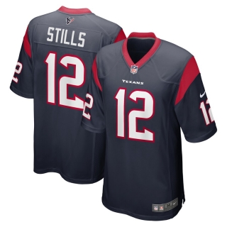 Men's Houston Texans Kenny Stills Nike Navy Game Jersey