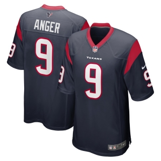 Men's Houston Texans Bryan Anger Nike Navy Game Jersey