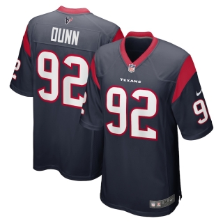 Men's Houston Texans Brandon Dunn Nike Navy Game Jersey