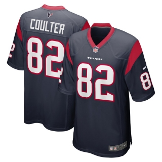Men's Houston Texans Isaiah Coulter Nike Navy Game Jersey