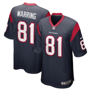 Men's Houston Texans Kahale Warring Nike Navy Game Jersey