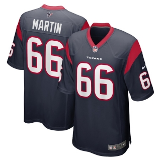Men's Houston Texans Nick Martin Nike Navy Game Jersey
