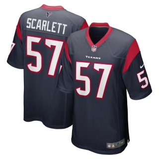 Men's Houston Texans Brennan Scarlett Nike Navy Game Jersey