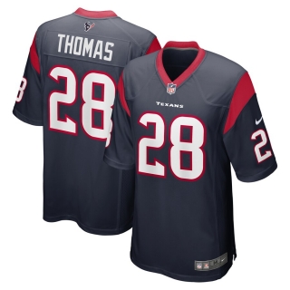 Men's Houston Texans Michael Thomas Nike Navy Game Jersey