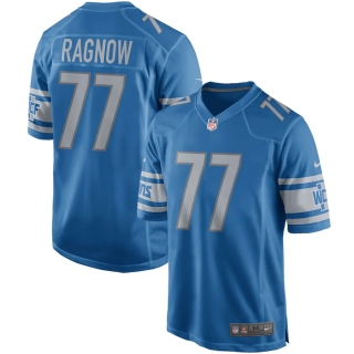 Men's Detroit Lions Frank Ragnow Nike Blue Game Player Jersey