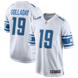 Men's Detroit Lions Kenny Golladay Nike White Game Jersey