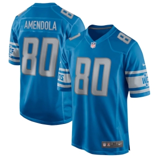 Men's Detroit Lions Danny Amendola Nike Blue Game Jersey