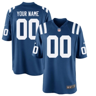 Men's Indianapolis Colts Nike Royal Custom Game Jersey