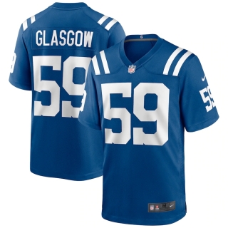Men's Indianapolis Colts Jordan Glasgow Nike Royal Game Jersey