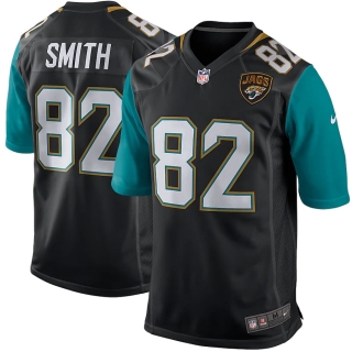 Men's Jacksonville Jaguars Jimmy Smith Nike Black Retired Player Game Jersey