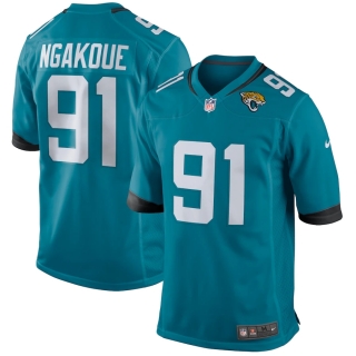 Men's Jacksonville Jaguars Yannick Ngakoue Nike Teal Game Jersey