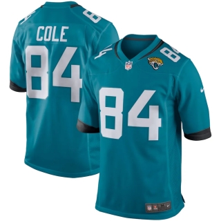 Men's Jacksonville Jaguars Keelan Cole Nike Teal Player Game Jersey