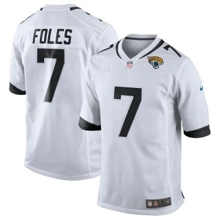 Men's Jacksonville Jaguars Nick Foles Nike White Game Jersey