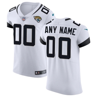 Men's Jacksonville Jaguars Nike White Vapor Untouchable Elite Custom Jersey