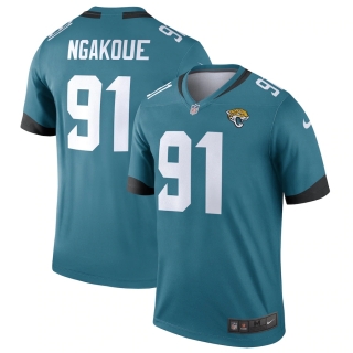 Men's Jacksonville Jaguars Nike Yannick Ngakoue Teal Color Rush Legend Jersey