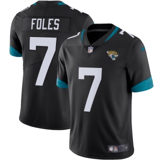 Men's Jacksonville Jaguars Nick Foles Nike Black Vapor Limited Jersey
