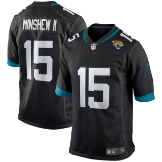 Men's Jacksonville Jaguars Gardner Minshew II Nike Black Game Player Jersey