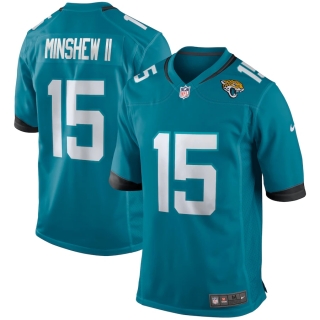 Men's Jacksonville Jaguars Gardner Minshew II Nike Teal Game Jersey