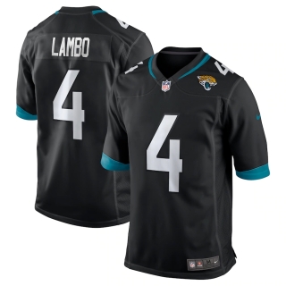 Men's Jacksonville Jaguars Josh Lambo Nike Black Game Jersey