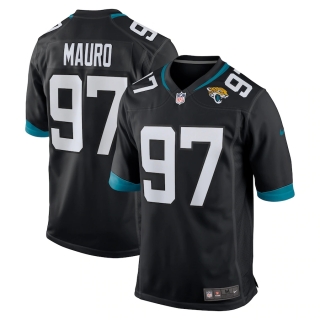 Men's Jacksonville Jaguars Josh Mauro Nike Black Game Jersey