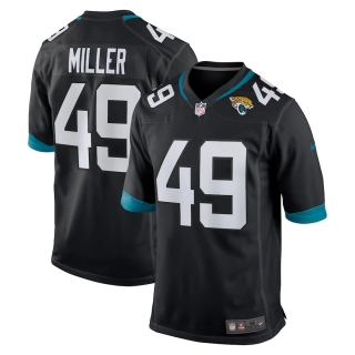 Men's Jacksonville Jaguars Bruce Miller Nike Black Game Jersey
