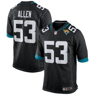 Men's Jacksonville Jaguars Dakota Allen Nike Black Game Jersey