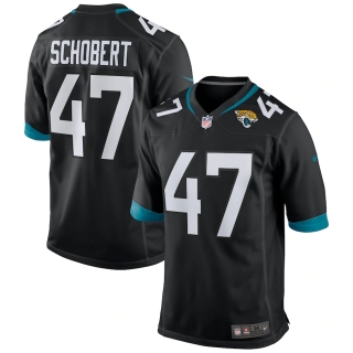 Men's Jacksonville Jaguars Joe Schobert Nike Black Game Jersey