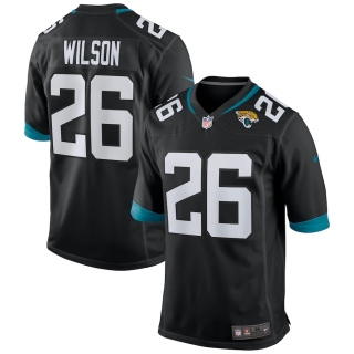 Men's Jacksonville Jaguars Jarrod Wilson Nike Black Game Jersey